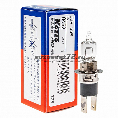 Лампа галогенная H3C 12V 55W KOITO 1 шт